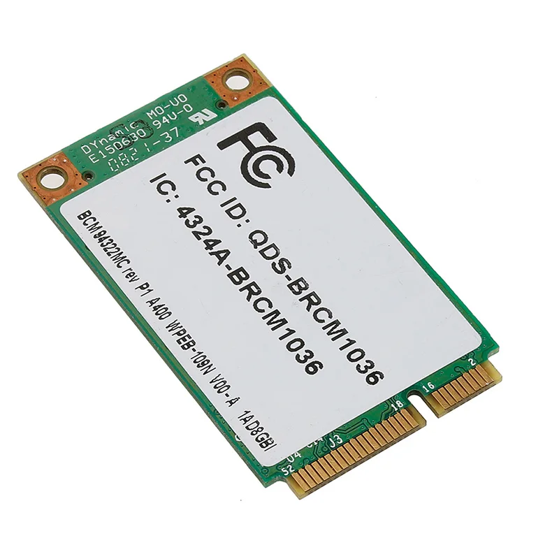 Mini Dual Band BCM94322MC Wireless-N WIFI 300M PCI-E Card For HP SPS:487330-001 dropshipping