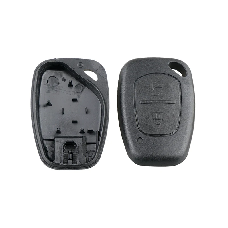 QWMEND 2 Button Remote Car Key Shell Cover Fob Case For Vauxhall Opel Vivaro Renault Movano Trafic Renault Kangoo Blank