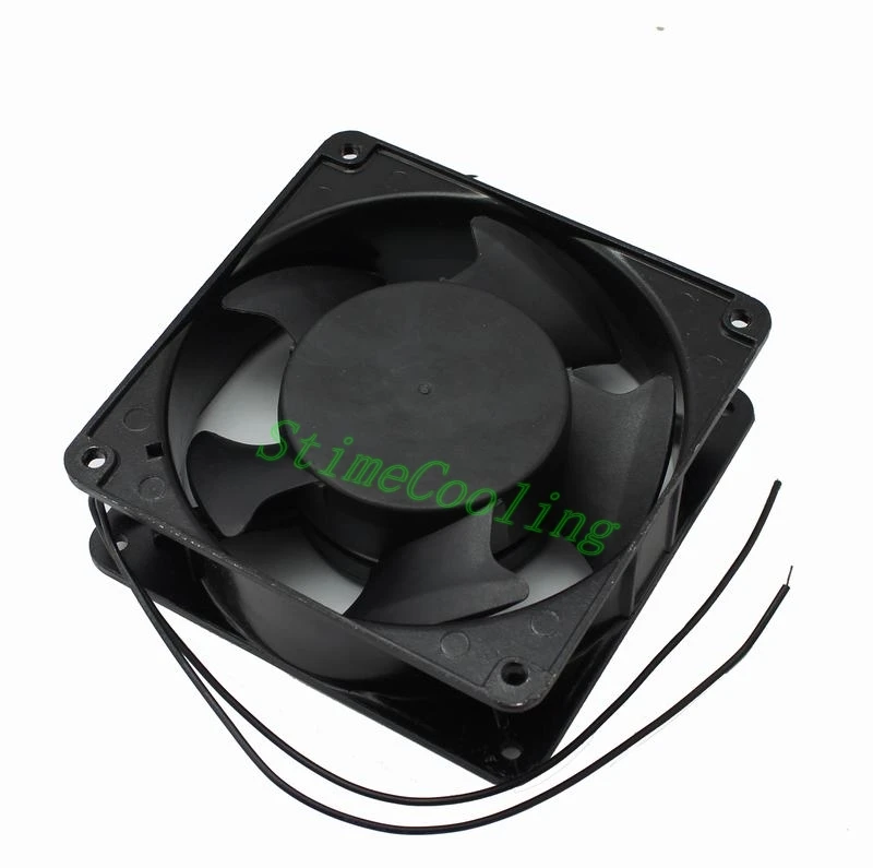 Imagem -02 - Conjunto ac 220 v Fios Ball Bearing 120x120x38 mm 120 mm Exaustor Cooler 12 cm Ventilador de Refrigeração Peças