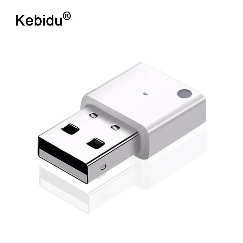 

kebidu Mini Bluetooth 5.0 Audio Car Receiver USB Dongle Adapter Wireless Portable Speakers Music Receptor For Multmedia Sound