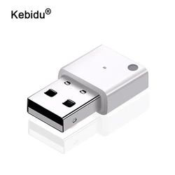 Kebidu-Mini Bluetooth 5.0 Audio Car Receiver, Adaptador Dongle USB, Alto-falantes portáteis sem fio, Receptor de música para som multimídia