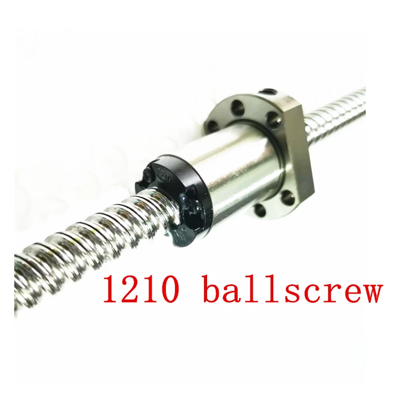 NEW SFS1210 1210 700mm rolled ball screw C7 with 1204 flange single ball nut for BK/BF10 end machined CNC parts