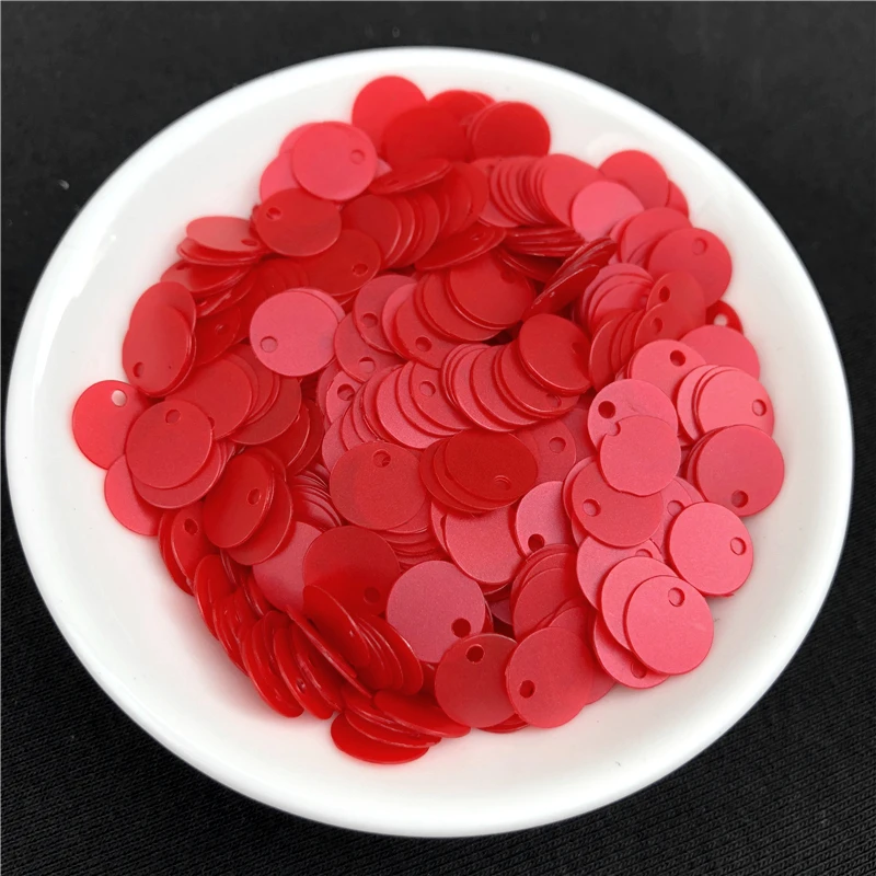 Paillettes Rondes et Plates en PVC pour Femme, Accessoires de Vêtements Multi-Tailles, 6mm, 8mm, 10mm, 256, 1 Paquet