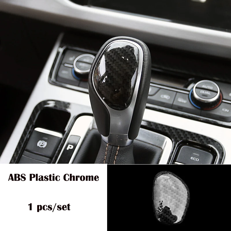 For Geely Atlas 2016 2017 2018 ABS Plastic Chrome Accessories Car Gear Shift Lever Knob Handle Cover Trim Car Styling