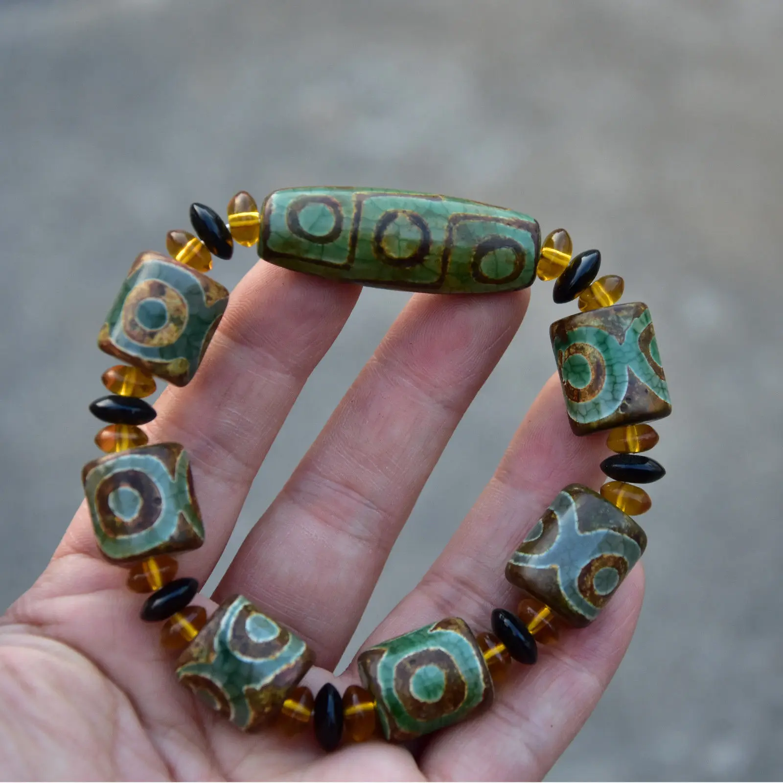 Old Tibetan Natural Agate 