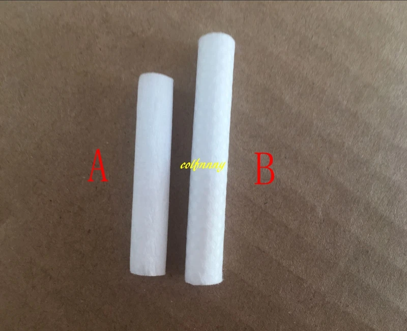 

100pcs/lot Aromatherapy Inhaler Refill Wick Stick Package of 100,Nasal Inhaler Replacement Wicks 8*50mm & 8*40mm