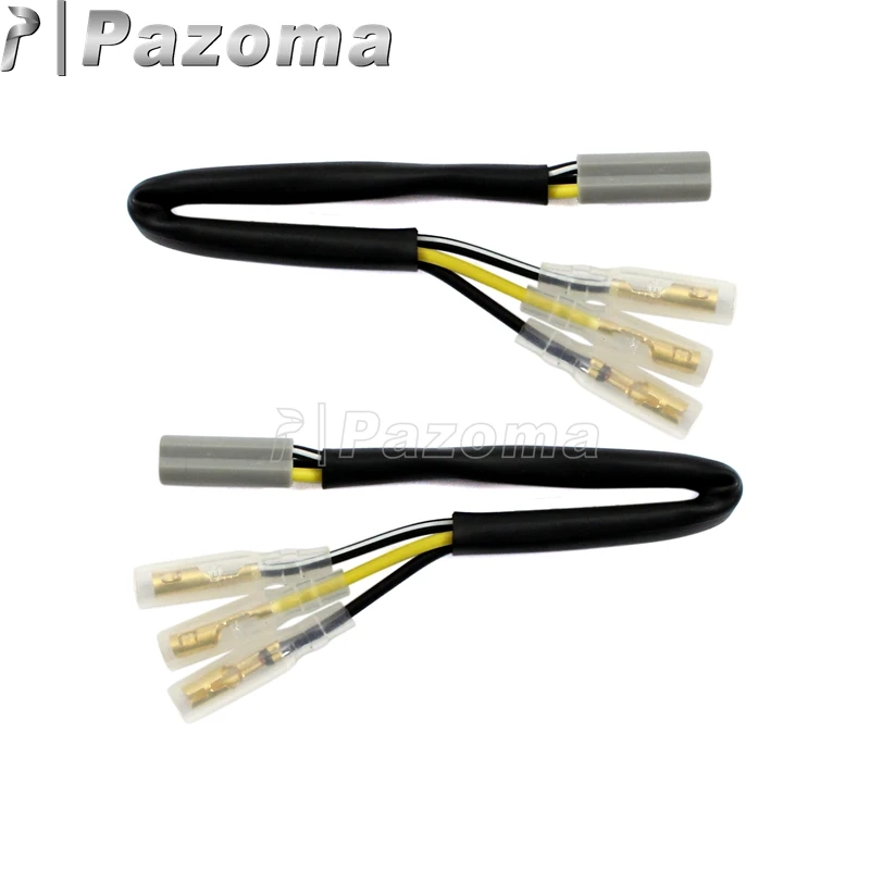 For Yamaha YZF R6 R1 FZ6 FZ-09 FZ1 Turn Signal Wire Adapter Indicator Connectors Cable Lead for Suzuki GSXR 600 750 1000 1300