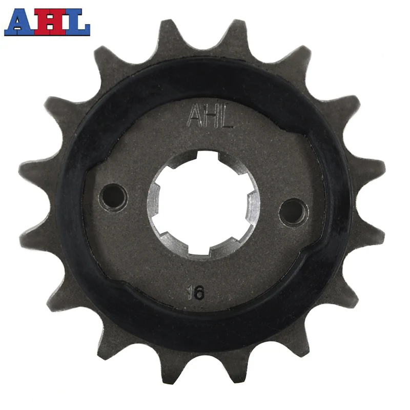 Motorcycle 16T Front Sprocket Rubber Damper For YAMAHA DT250 DT400 SR250 TT250 XV250 V Star VStar XV240 Virago Small Gear