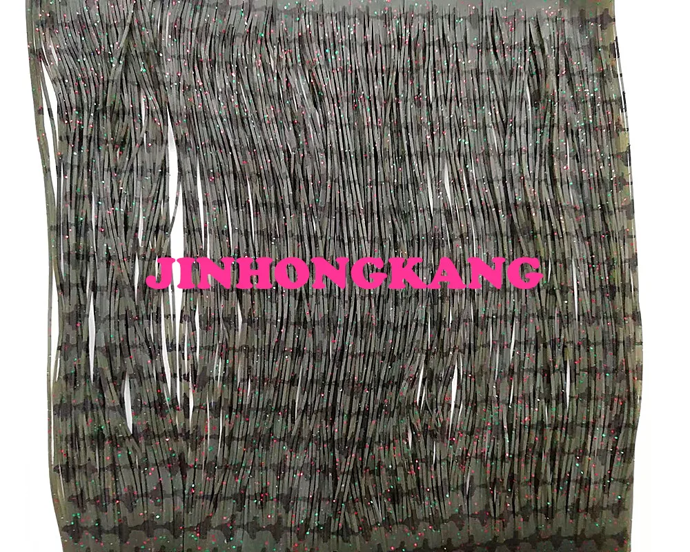 Fishing Lure Silicone Skirt Layers,Silicone Skirt Material for Tackle Craft, DIY Spinner, Rubber Jigs, Buzzbait---71