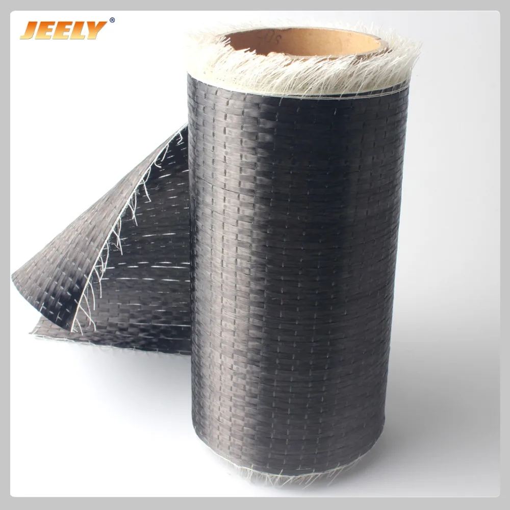 Carbon Fiber 12K Unidirectional Fabric 200g/m2 Carbon Yarn Woven Interlayer Reinforcement Cloth 0.2m width