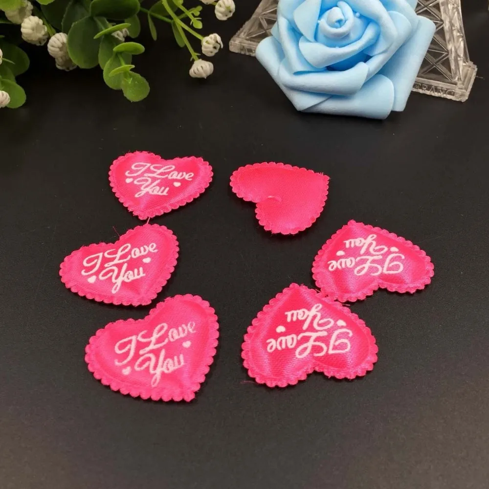 100pcs/lot 35MM Wedding Petals Decoration Love You Throwing Sponge Heart Petals Table Petals Confetti Valentines decoration