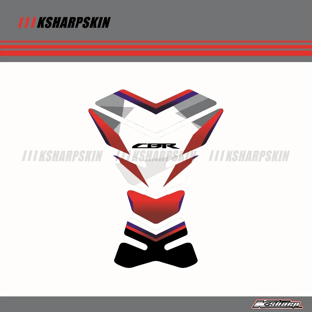 3D ADESIVI Sticker Decal Emblem Protection Tank Pad Cas Cap Fit FOR HONDA CBR250RR  CBR400RR CBR600RR CBR1000RR CBR 650F F4 F4i