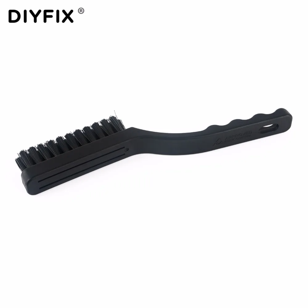 DIYFIX 9 inch ESD Anti Static Dust Brush Synthenic Fiber Cleaning Brush for PCB Repair Soldering Tool