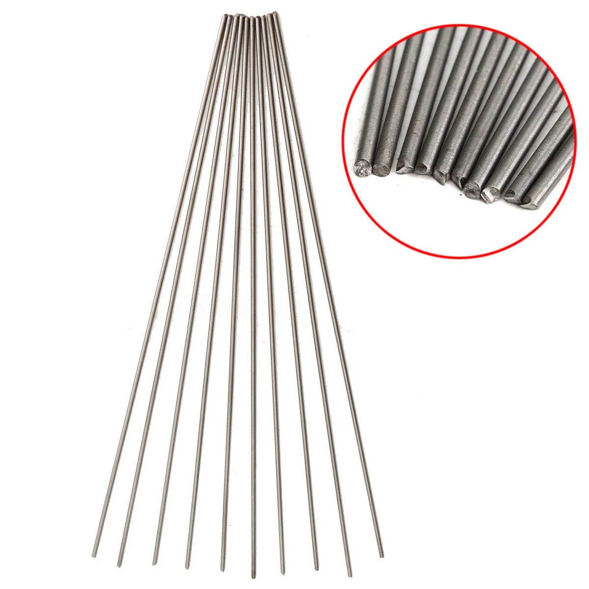 

10pcs/set New 2mm Diameter Titanium 6al-4v Round Bar Ti Gr.5 Welding Grade 5 Rods