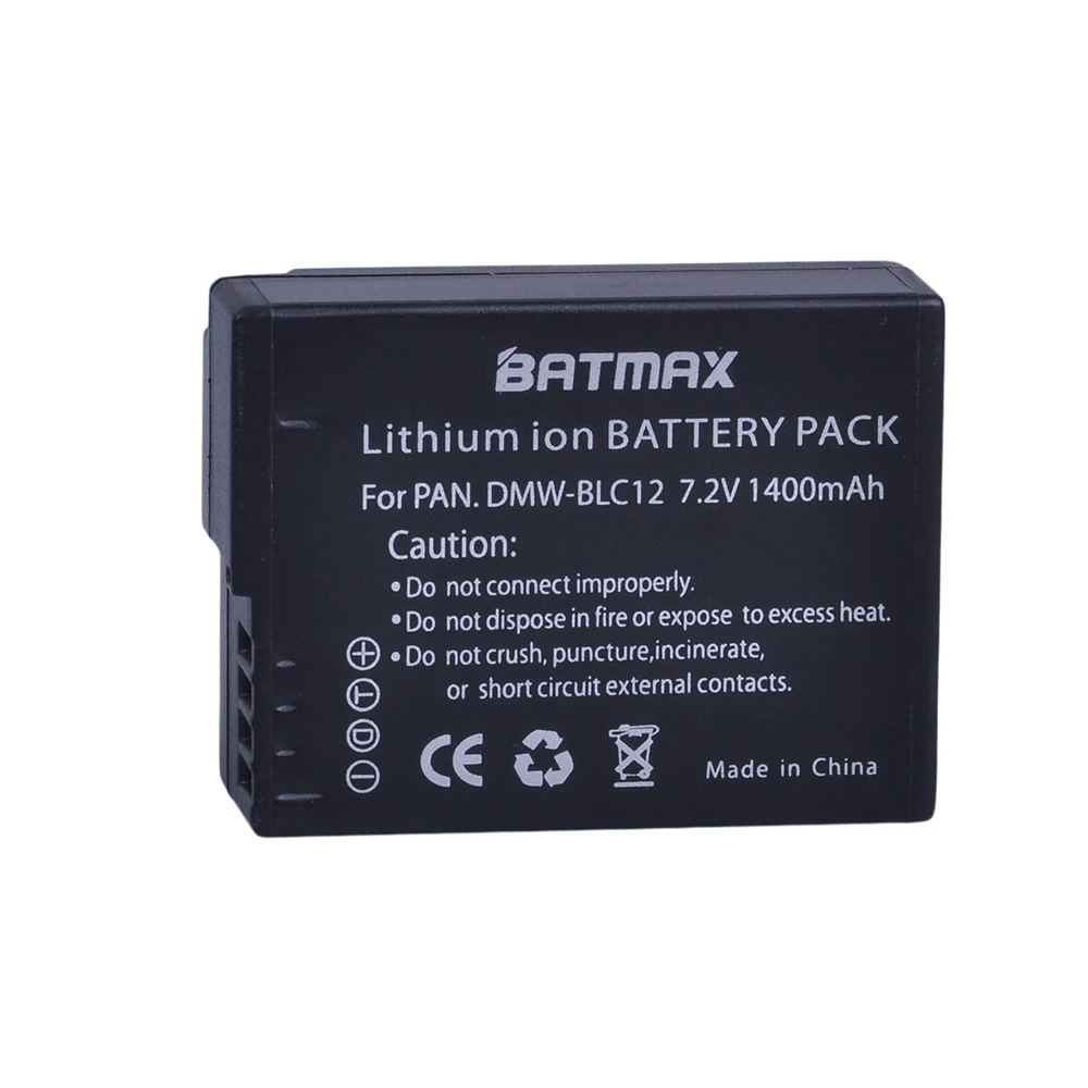 High-Capacity  DMW-BLC12 DMW BLC12e DMWBLC12 BLC12 Battery for Panasonic FZ1000, FZ200, FZ300, G5, G6, G7,GH2,DMC-GX8