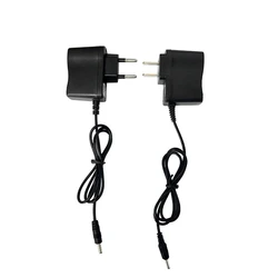 Caricabatterie ca da 3.5mm adattatore di alimentazione per caricabatterie da parete universale EU US Plug DC4.2V 500mA per torcia a batteria 18650 torcia faro