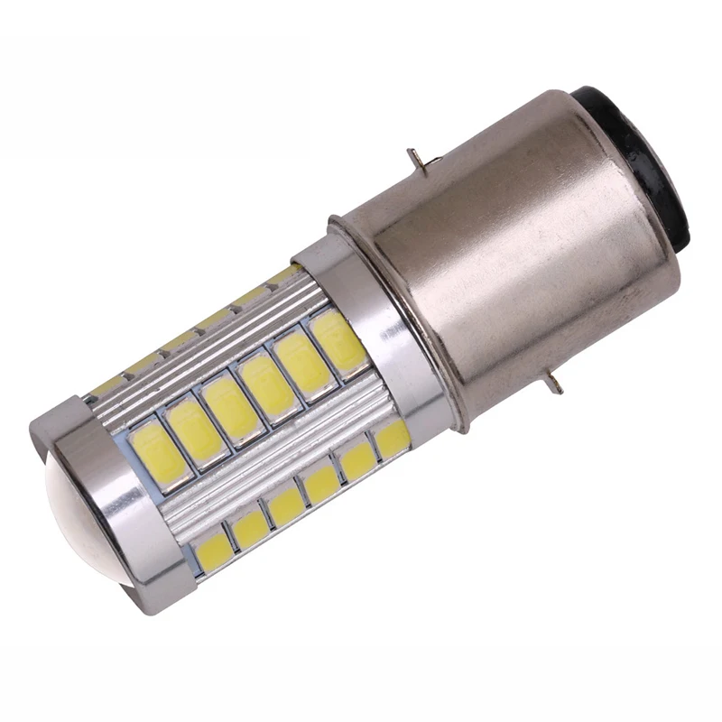 1PCS BA20D LED Motorcycle Headlight Bulb H6M Led Motorbike Front Fog Head light Lamp BA20D Headlight Bulb 12V