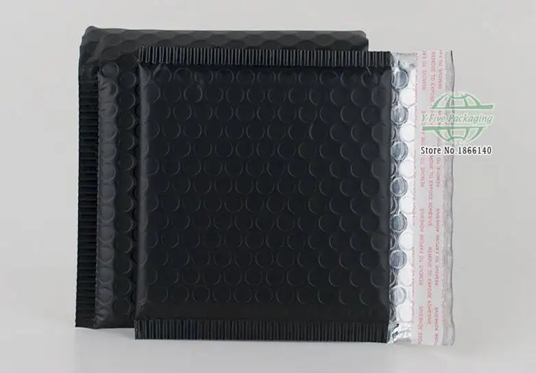 

13*15cm+4cm Small Black Mailing Bags Aluminum Bubble Shipping Bag Padded Envelopes Bubble Mailers 200pcs/lot Free shipping