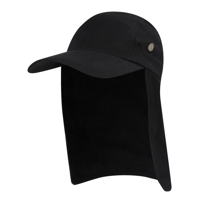 Unisex Vissen Hoed Zonneklep Cap Hoed Outdoor Upf 50 Zon Bescherming Met Verwijderbare Oor Nek Flap Cover Voor Wandelen vissen