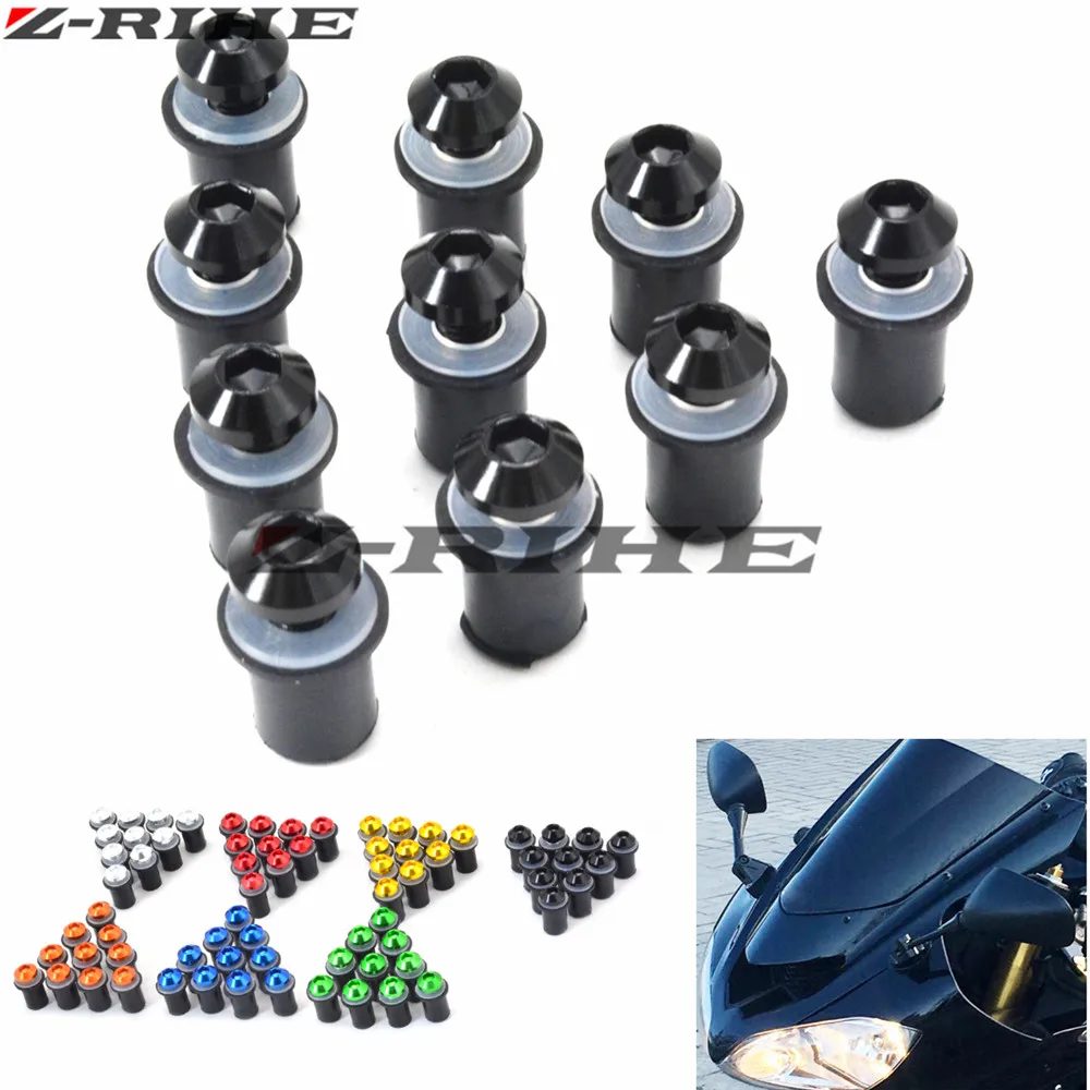 

5mm Motorcycle Screw Kit Motorbike Windscreen Windshield Bolts Screws FOR honda CBR600RR 2003 - 2006 2004 2005 CBR600 RR CBR 600