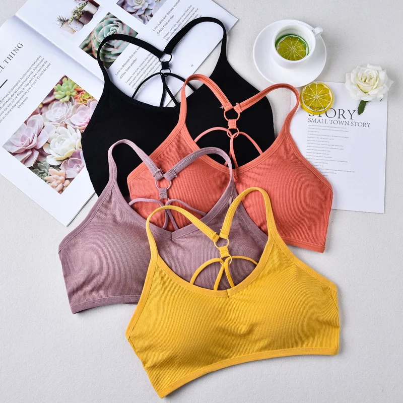 Women Wireless Tube Top Seamless Bras Female Crop Top Push Up Bra With Pads Sports Bra Top Underwear Bandeau Lingerie