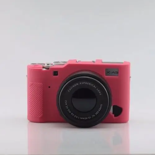 Capa de silicone macio para câmera fujifilm fuji xa5, proteção de borracha, estrutura protetora, sem espelhos, sistema câmera