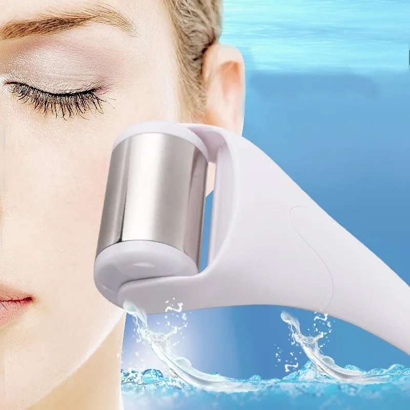 Beauty Device Ice Skin Cool Derma Roller Massager For Face Body Massage Facial Skin Care Preventing Wrinkle Dermo Roller