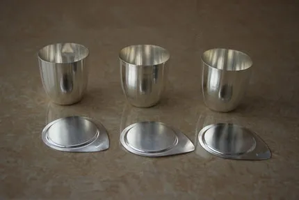 Nickel crucible / 50ml / with lids / top diameter: 47mm/bottom diameter:42mm/ height: 28mm