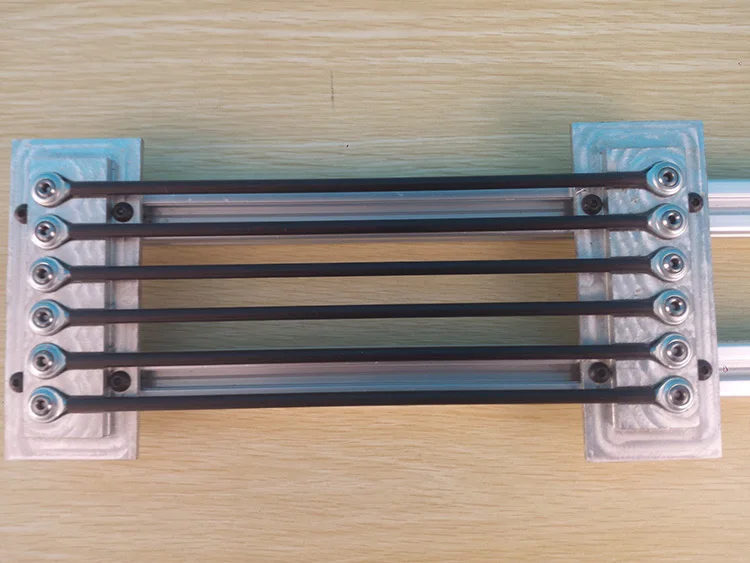 Delta Kossel parallel arm fisheye carbon rod kit set for DIY 3D printer K800 upgrade Diagonal push rods kit Delta 217 mm