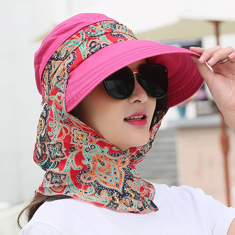 Multifunction Removable 2025 Lady Hat Female Seasons Protect UV Sunscreen Hat Folding Golf Baseball Cap Ultraviolet Resistant