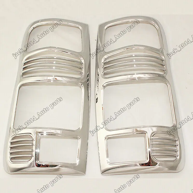 ABS Chrome Rear Tail Light Lamp Cover Trim For Toyota Land Cruiser Fj80 1990~1998