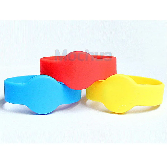 

125Khz EM4100 read only RFID Silicone Wristband x 100pcs/lot