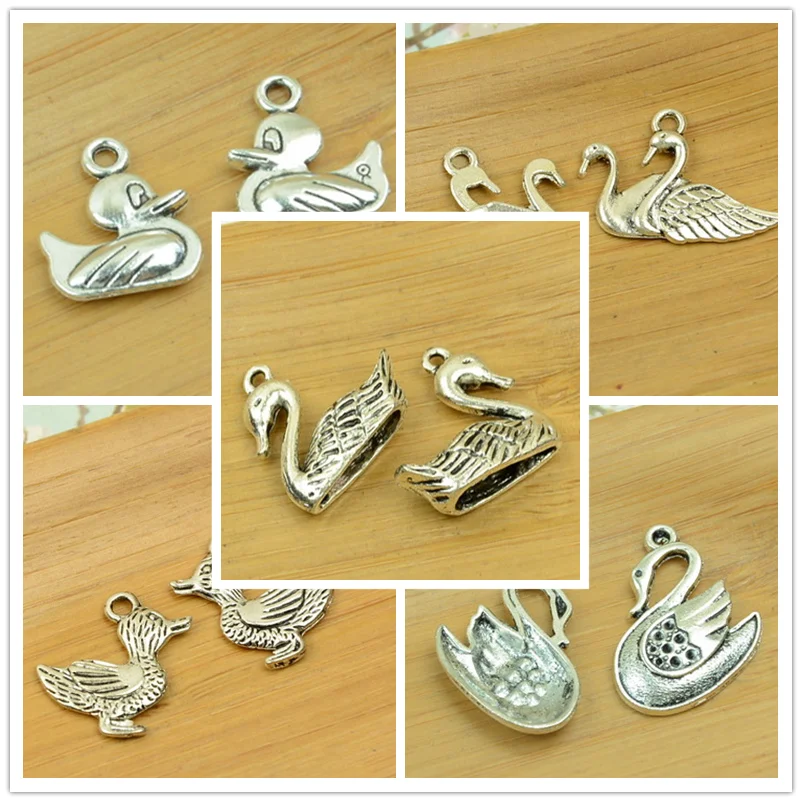 

duck/goose/swan pendant animal shape charm diy jewerly finding accessories making bracelet necklace choker poultry free shipping