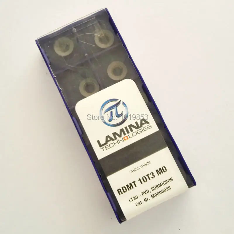 

RDMT10T3MO LT30 carbide inserts for indexable milling cutter CNC machine