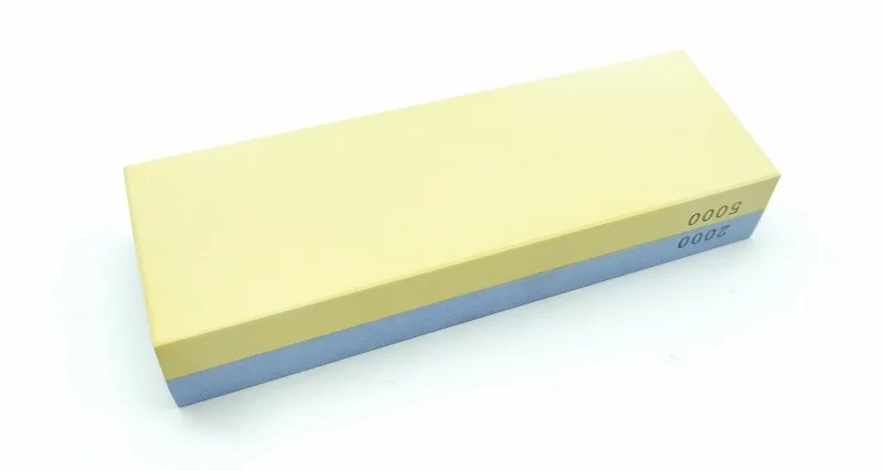 New 1pcs 2000-5000# Professional Double-sided Super Stone  Knife sharpeners stone with silicone care 180*60*30mm