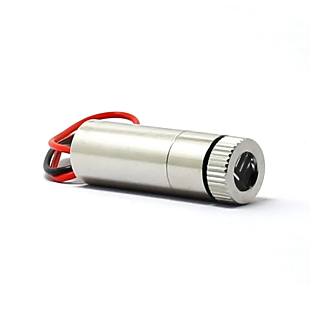 

10mw 650nm Focusable Red Laser Cross Module with Lens and Built-in Driver 12x35mm