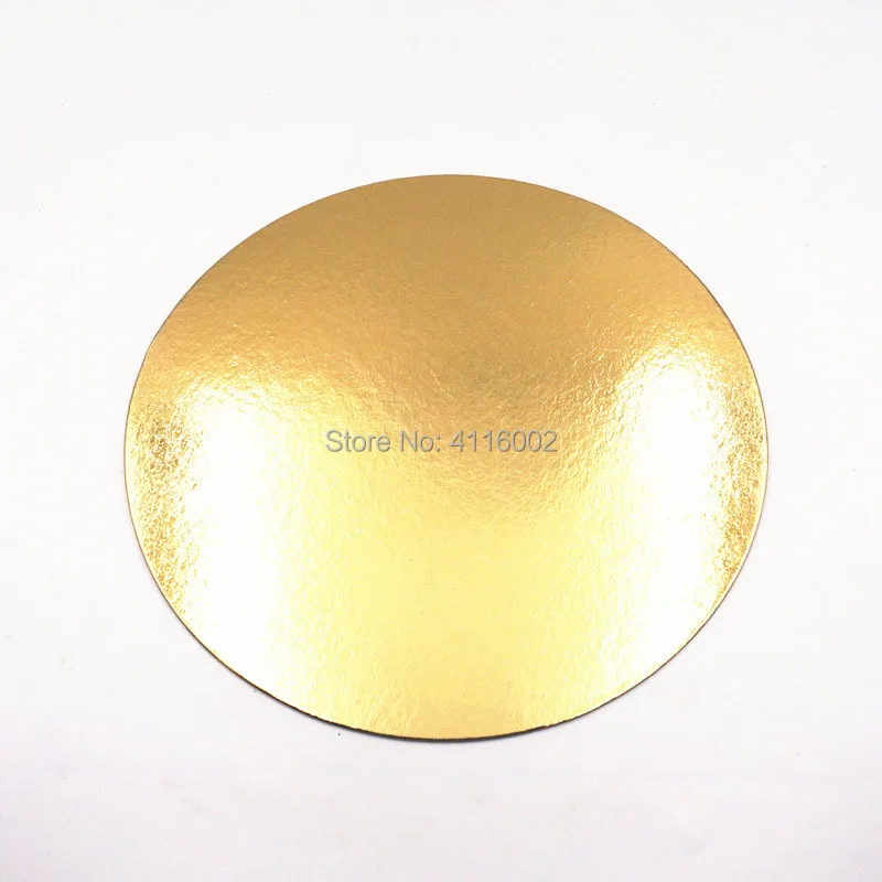 300pcs Round Gold Sliver Cake Board For Presenting Decorated Cakes Moving Plate Turntables Baking Tools 8inch 10inch