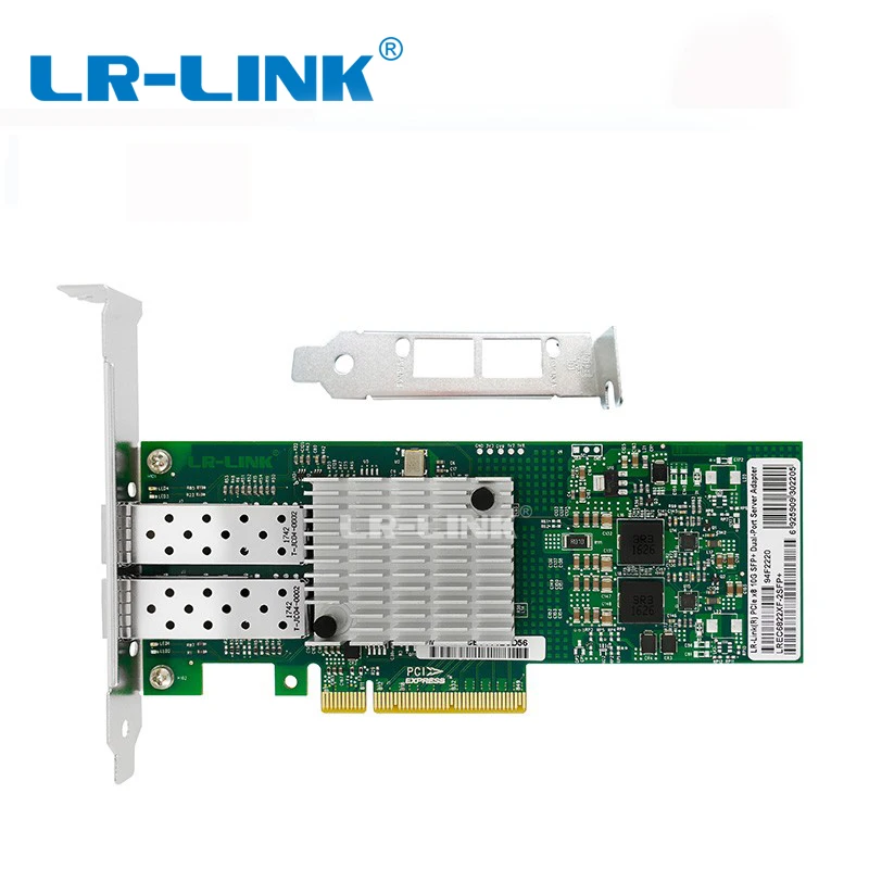 

LR-LINK 6822XF-2SFP+ PCI-E x8 Mellanox ConnectX-3 Dual Optical 10Gb Ethernet Network Interface Card Fiber Server LAN Adapter NIC