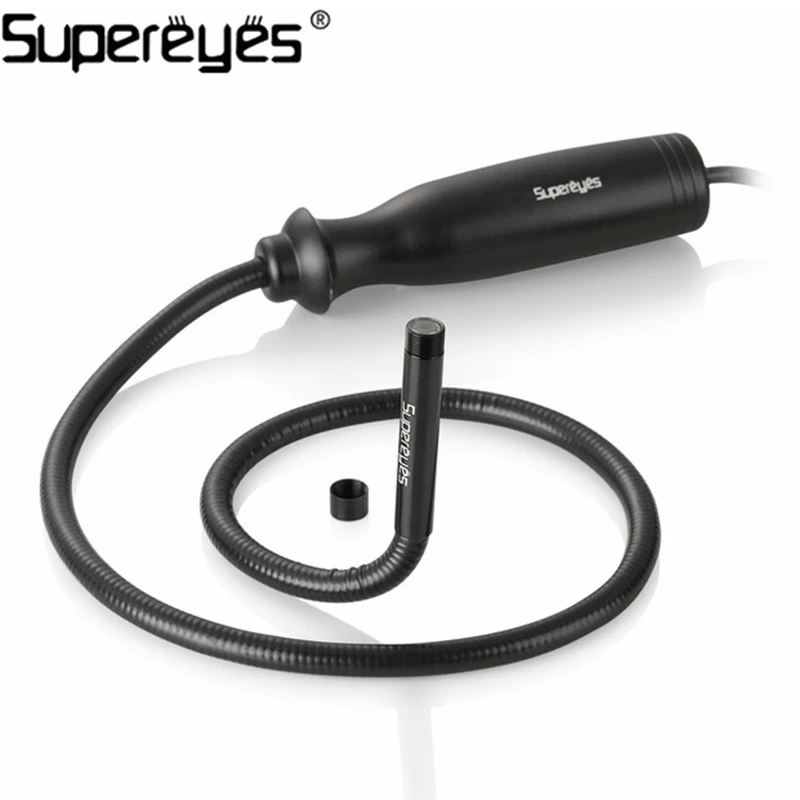 

Supereyes N005 Professional Borescope Endoscope USB 7MM Diameter with 500MM Tube LED Waterproof Inspection Camera Borescope