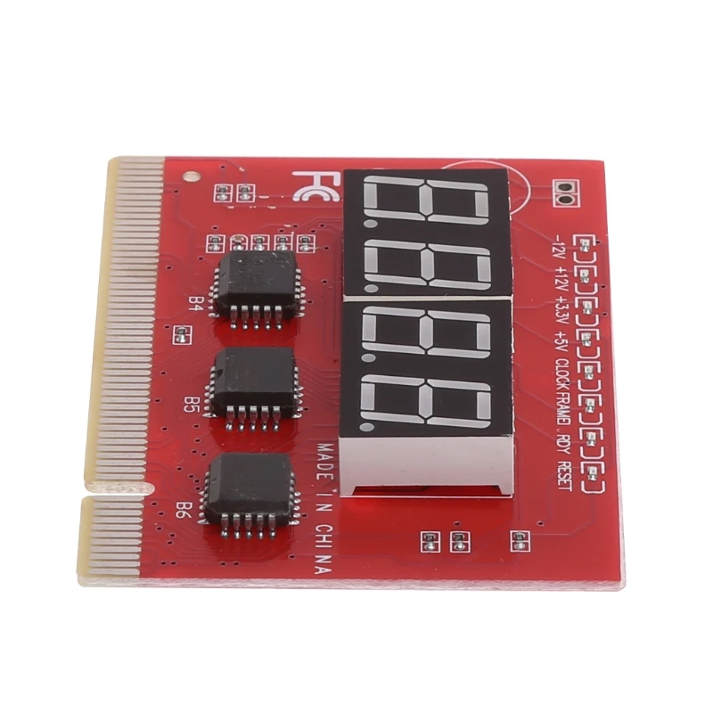 คอมพิวเตอร์ทางเทคนิค PCI POST Card เมนบอร์ด LED 4-Digit Diagnostic Test PC Analyzer เครือข่ายซ่อมชุดเครื่องมือใหม่