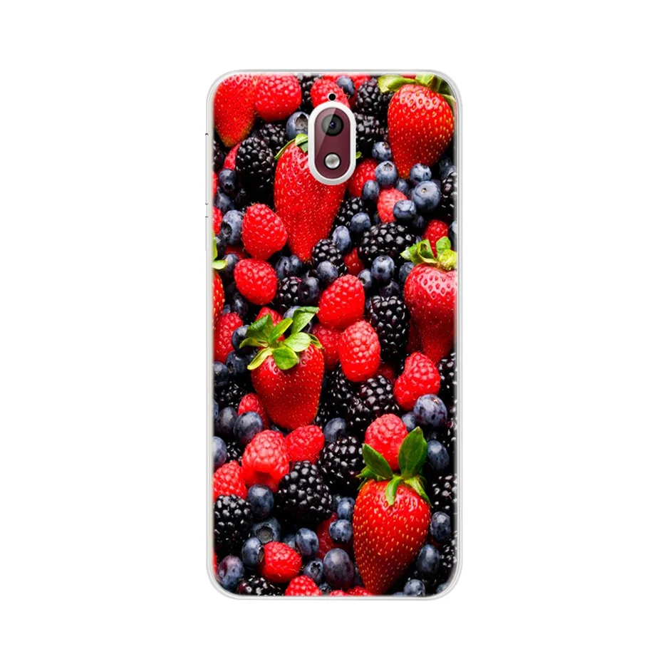 Nokia 3.1 소프트 TPU 5.2 \'\'용 귀여운 페인트 케이스 Nokia 3 2018 TA-1063 TA-1057 Nokia3.1 보호 쉘 전화 케이스 용 뒷면 커버