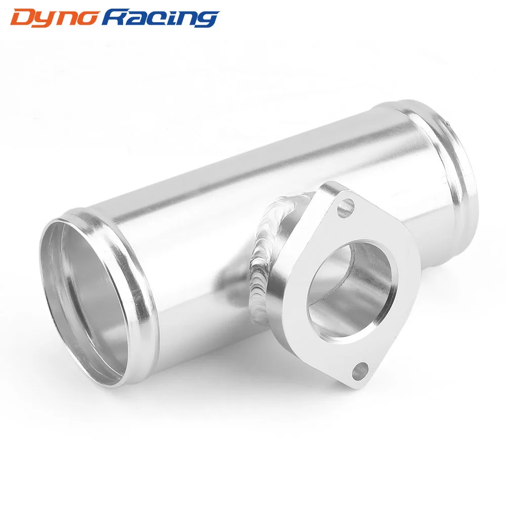 63mm 2.5inch Turbo Aluminum Flange Pipe For GD-RS FV RZ BOV Blow Off Valve Adapter  L=150mm silver black YC100379