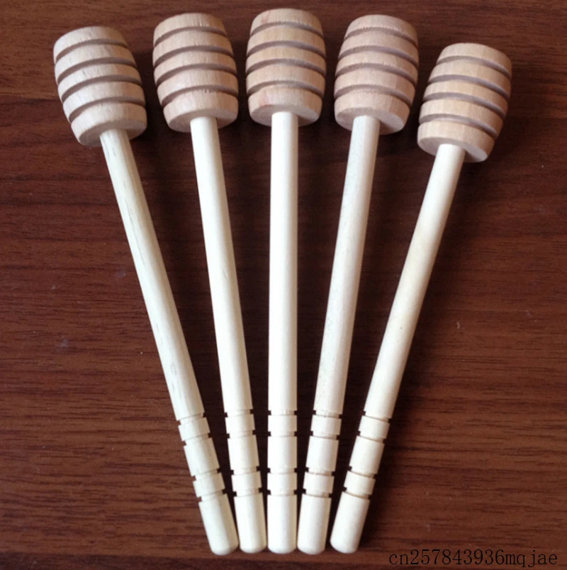 

1000pcs Wooden Stirrers Honey Dipper Wood Honey Spoon Stick for Honey Jar Stick Collect And Dispense Honey Tools