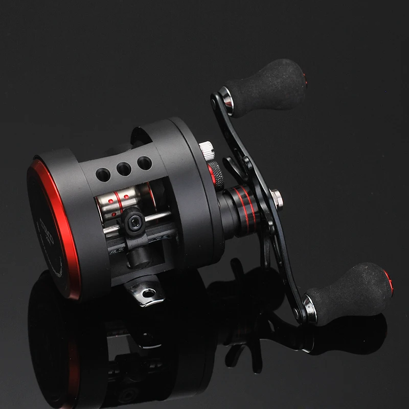 Lizard Round Baitcasting Fishing Reel Magnetic Brake System Left and Right drag power 15KG for snakehead or sea Fishing Reel