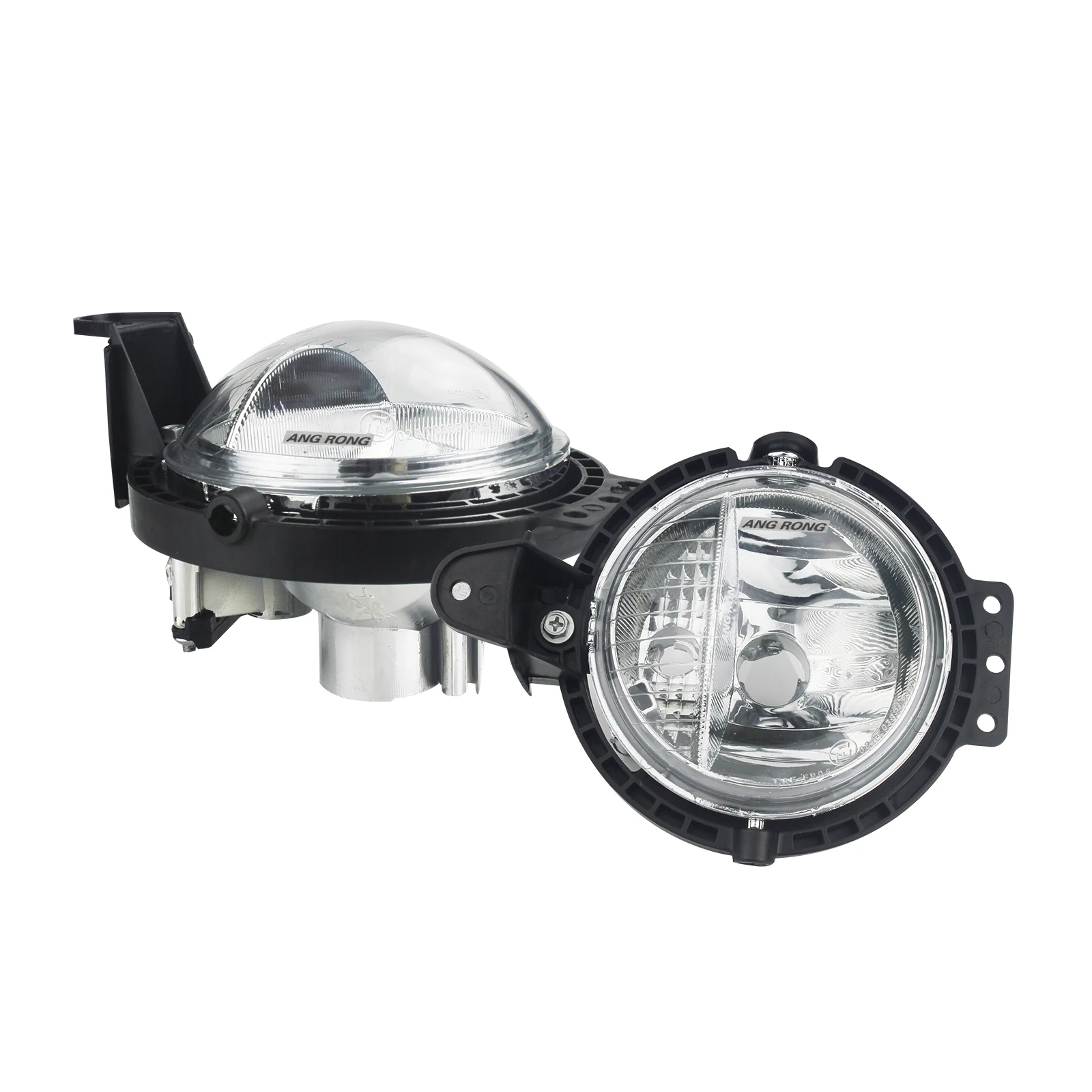 ANGRONG Front Fog Light Lamp L&R No Bulb For BMW Mini Cooper Clubman Roadster Countryman One