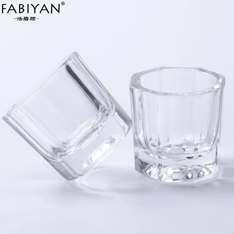 Nail Art Glass Crystal Bowl Cup Dappen Dish Arcylic Powder Holder Container Manicure Salon Tool