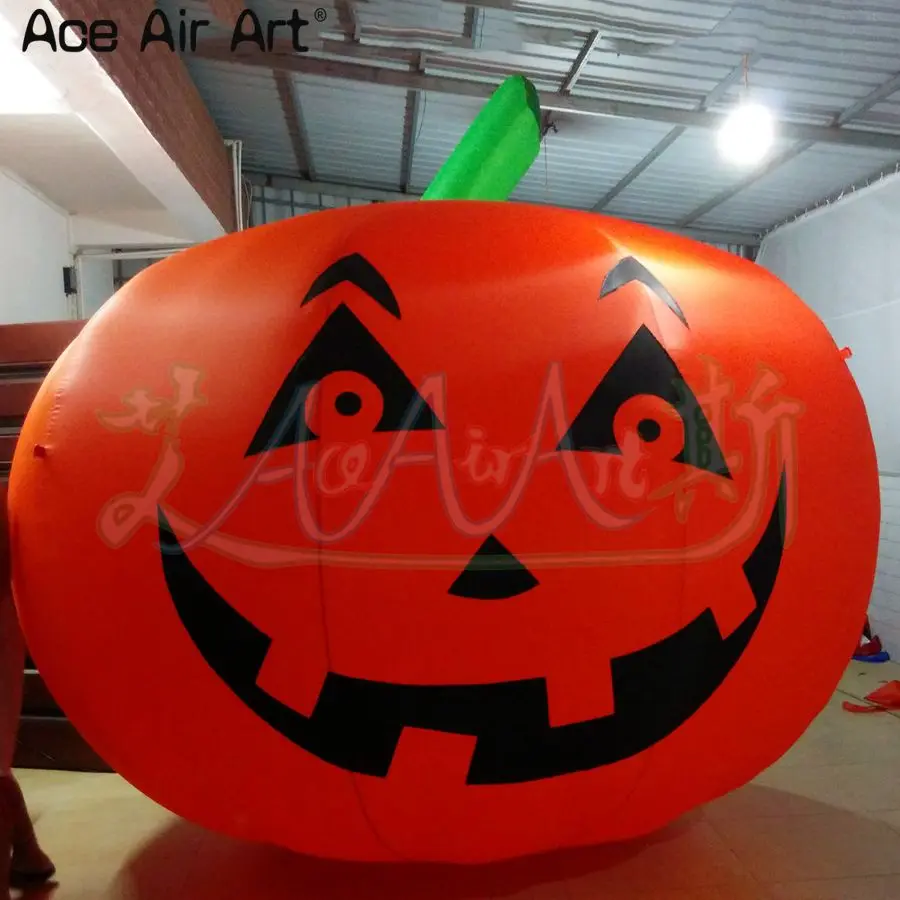 Hot Sale Giant Pumpkin Inflatable Halloween Decoration Weird Unique Face Pumpkin Model for Sale