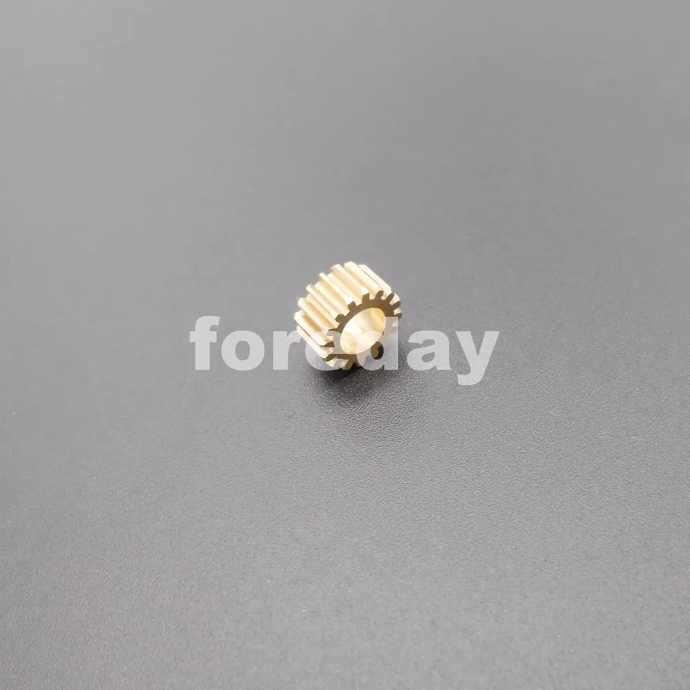 100PCS X 165A Brass Gear 0.5 Modulus T=16 Aperture 5mm DIY Model Accessories 16T 16 Teeth Metal *FD349X100