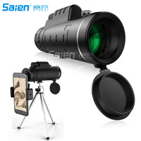 Monocular Telescope CE Optics 40x60 High Powered BAK4 Prism Phone Scope with Smartphone Tripod, Perfect for Adults, Birdwatching