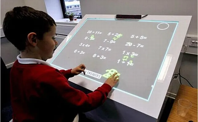 Finger touch screen smart board 10 points multi touch interactive whiteboard based Laser Optical Technology